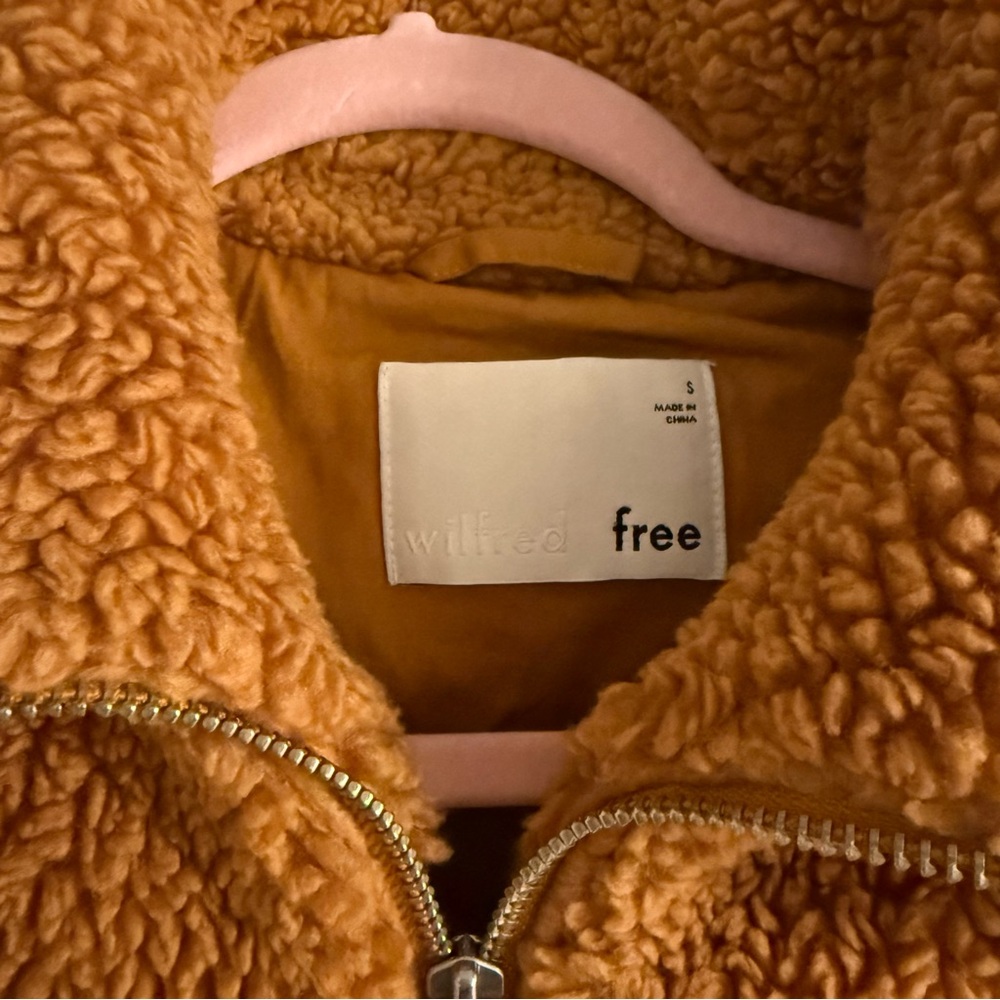 Wilfred Free The Teddy Bomber Jacket, size S - Picture 4 of 8